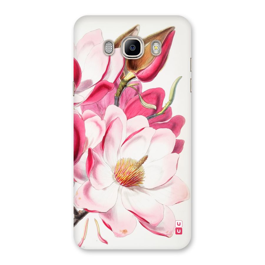 Pink Beautiful Flower Back Case for Galaxy On8