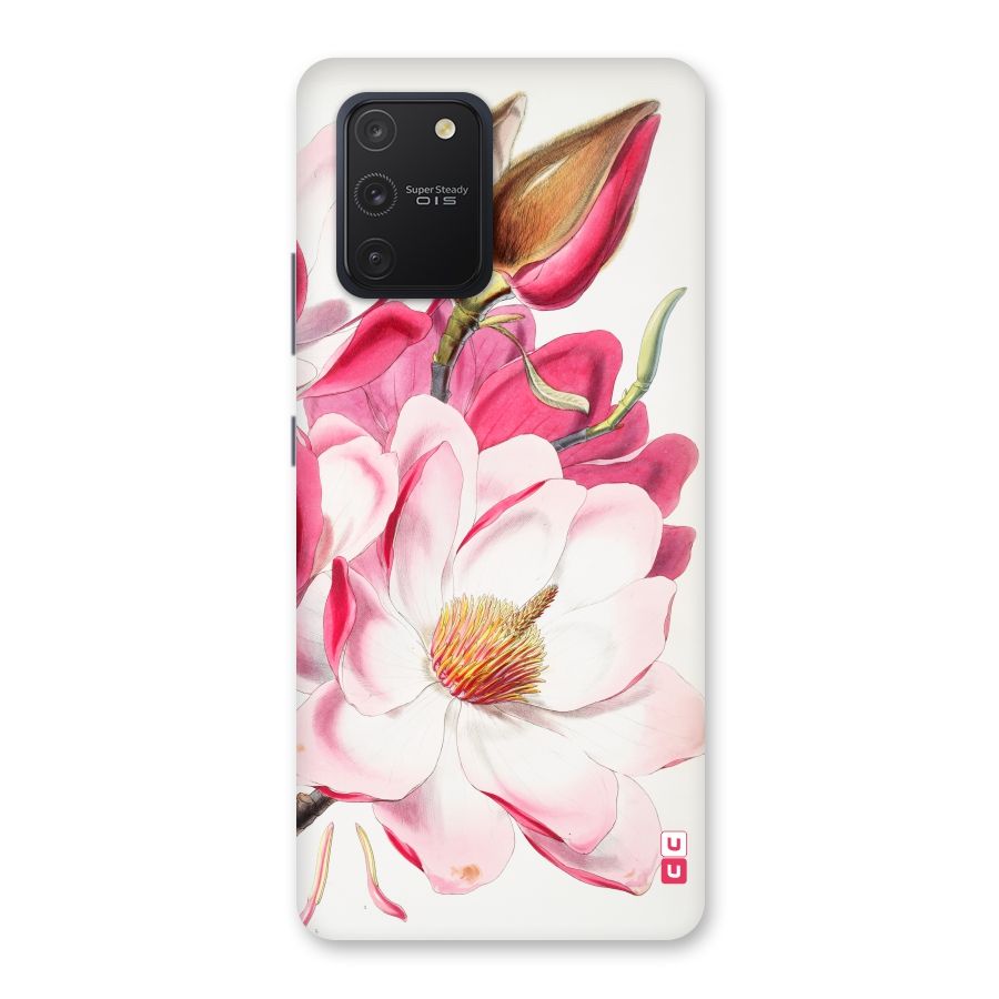 Pink Beautiful Flower Back Case for Galaxy S10 Lite