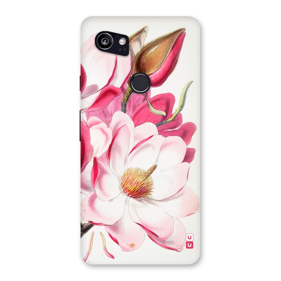 Pink Beautiful Flower Back Case for Google Pixel 2 XL