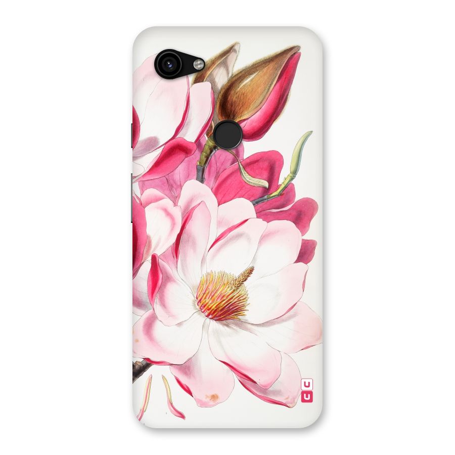 Pink Beautiful Flower Back Case for Google Pixel 3a XL