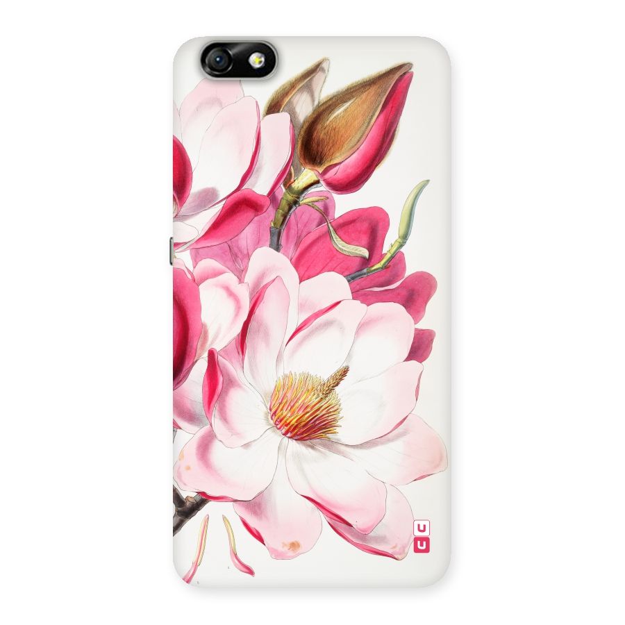 Pink Beautiful Flower Back Case for Honor 4X
