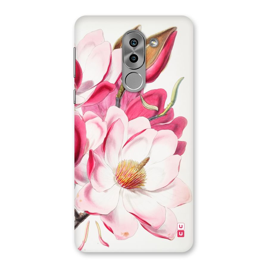 Pink Beautiful Flower Back Case for Honor 6X