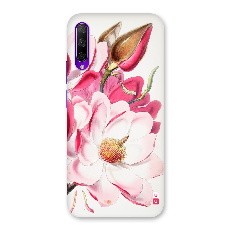 Pink Beautiful Flower Back Case for Honor 9X Pro