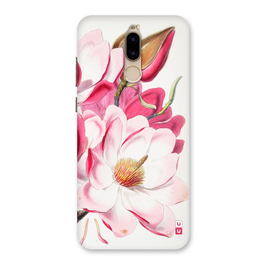 Pink Beautiful Flower Back Case for Honor 9i