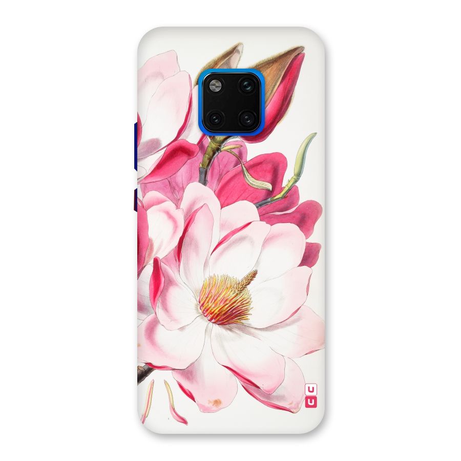 Pink Beautiful Flower Back Case for Huawei Mate 20 Pro