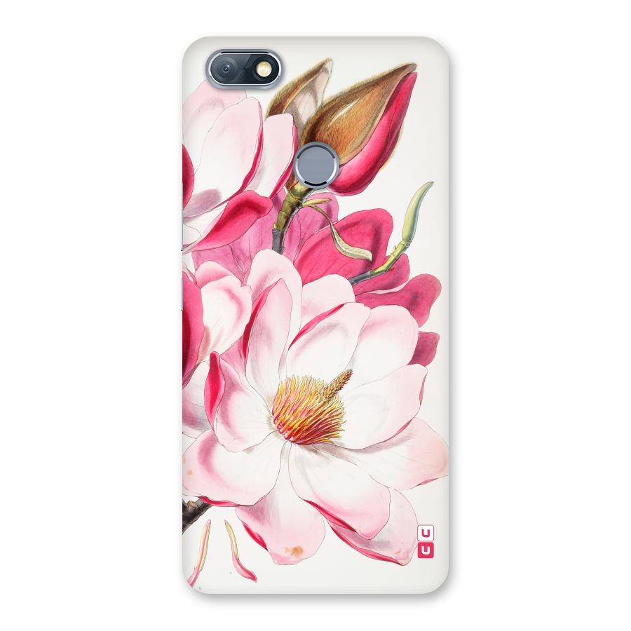Pink Beautiful Flower Back Case for Infinix Note 5