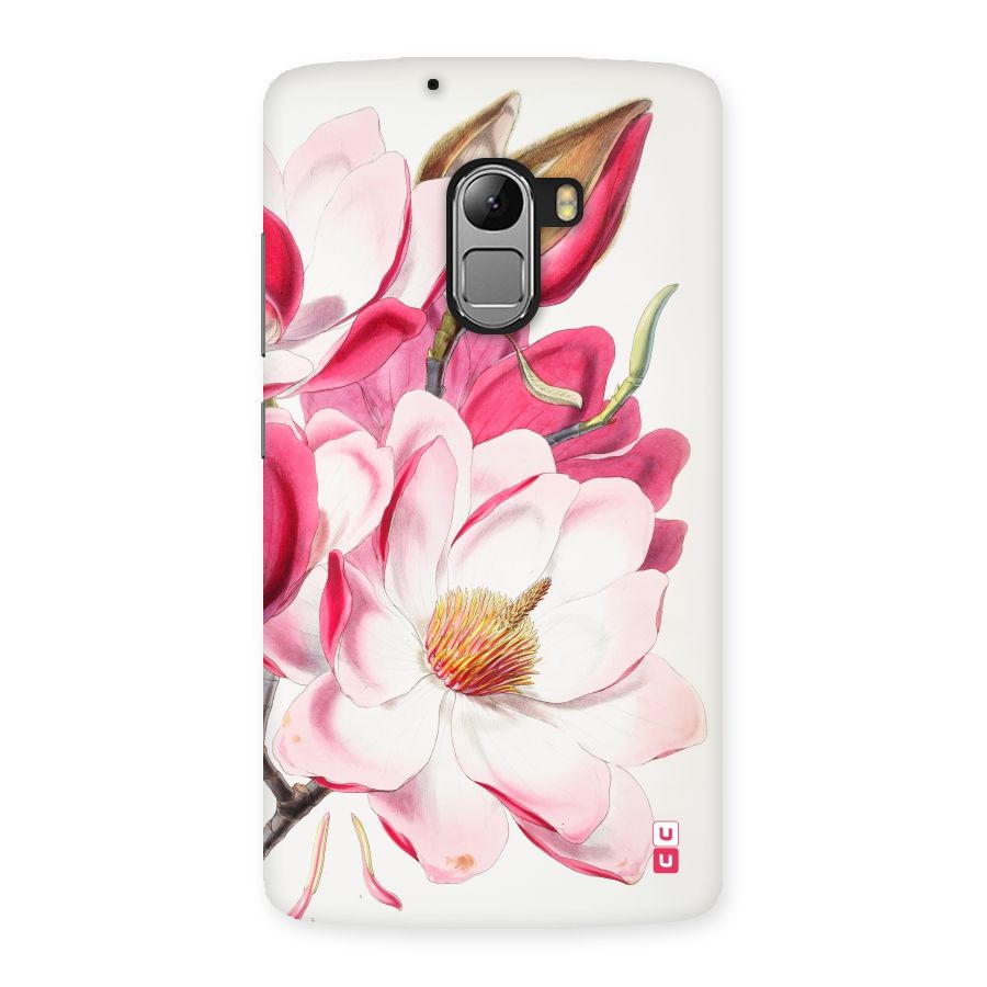 Pink Beautiful Flower Back Case for Lenovo K4 Note