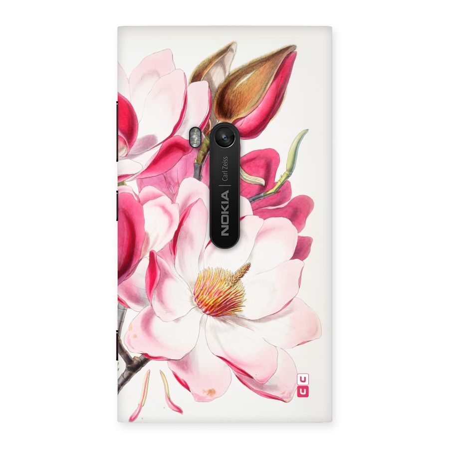 Pink Beautiful Flower Back Case for Lumia 920