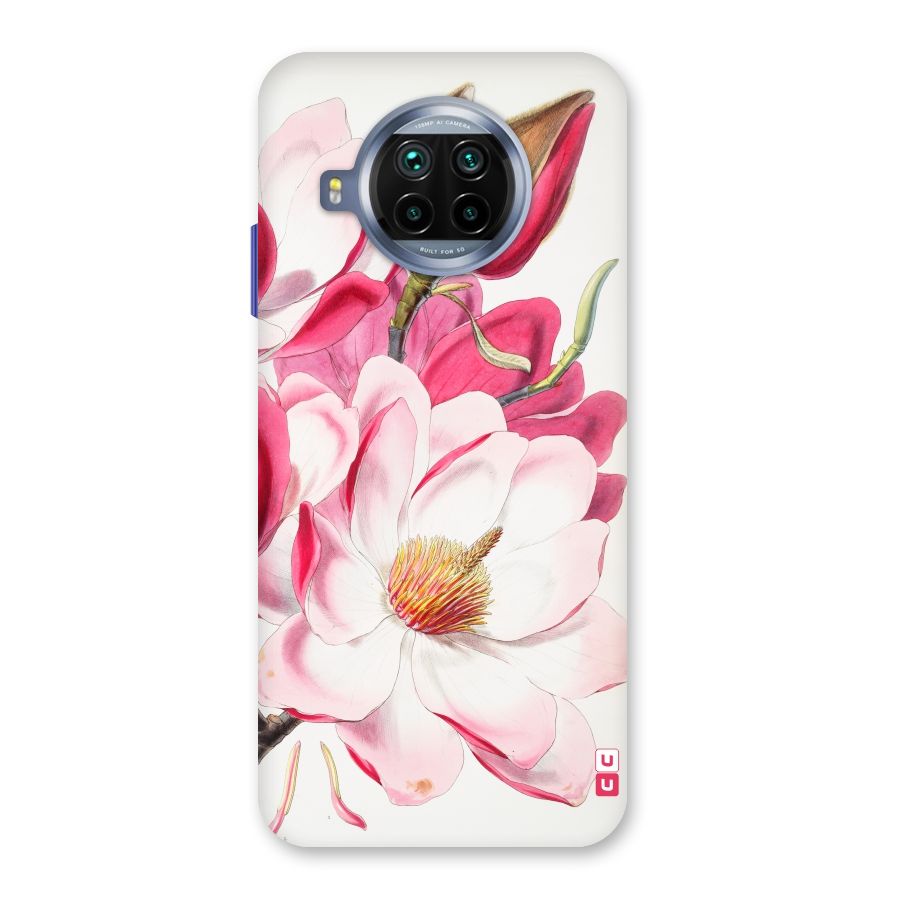 Pink Beautiful Flower Back Case for Mi 10i