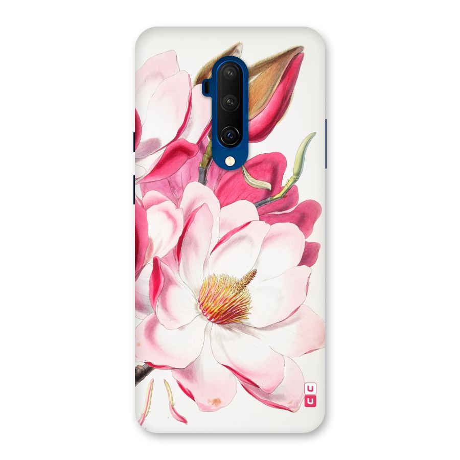 Pink Beautiful Flower Back Case for OnePlus 7T Pro