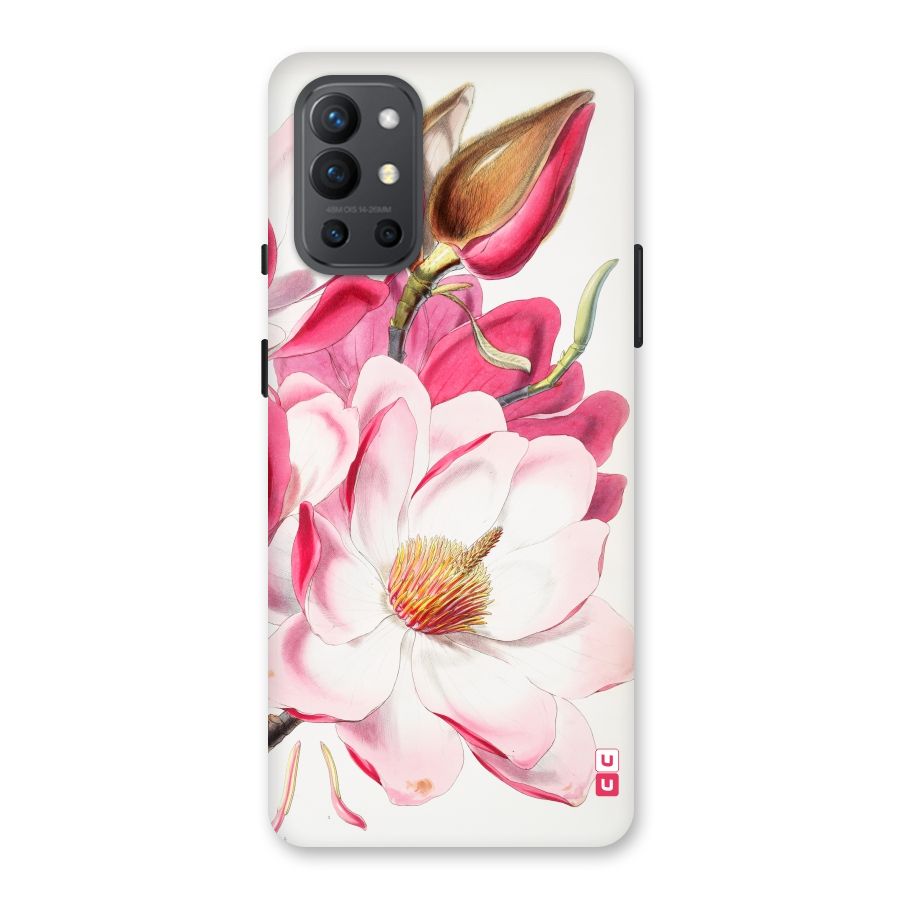 Pink Beautiful Flower Back Case for OnePlus 9R