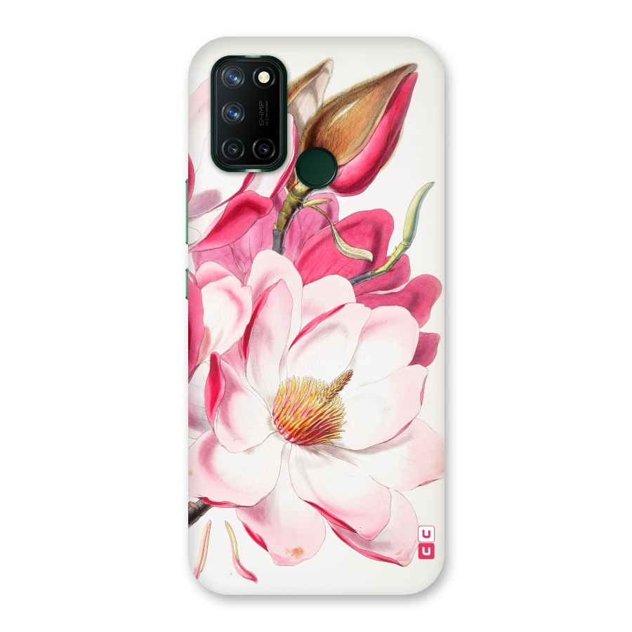 Pink Beautiful Flower Back Case for Realme 7i