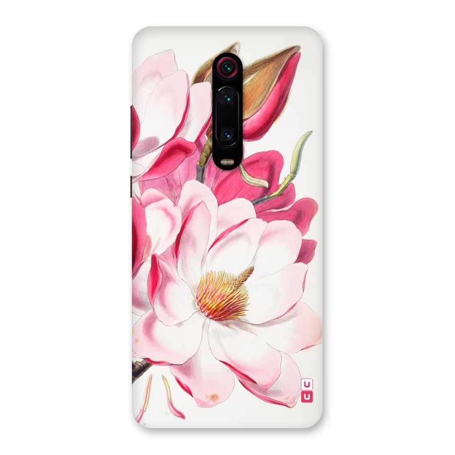 Pink Beautiful Flower Back Case for Redmi K20