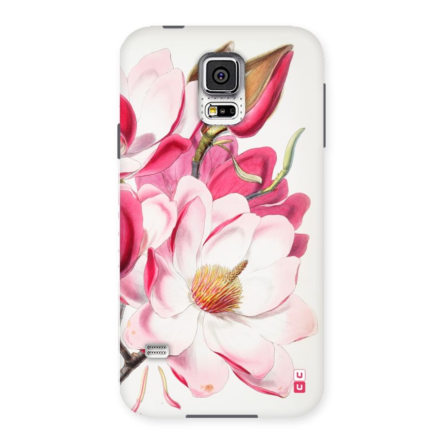 Pink Beautiful Flower Back Case for Samsung Galaxy S5