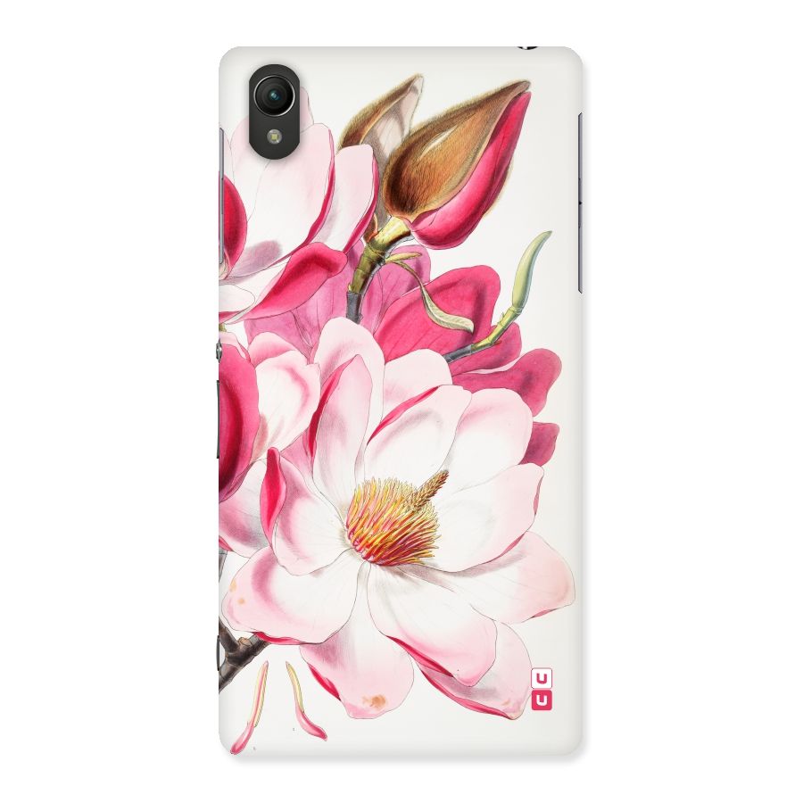 Pink Beautiful Flower Back Case for Sony Xperia Z2