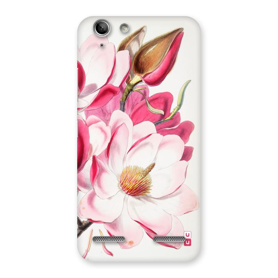 Pink Beautiful Flower Back Case for Vibe K5 Plus