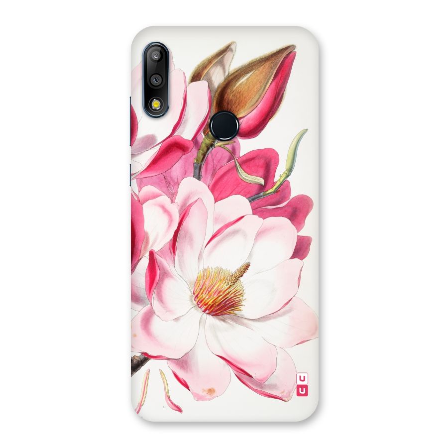 Pink Beautiful Flower Back Case for Zenfone Max Pro M2
