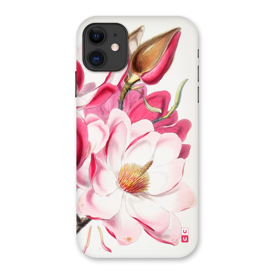 Pink Beautiful Flower Back Case for iPhone 11