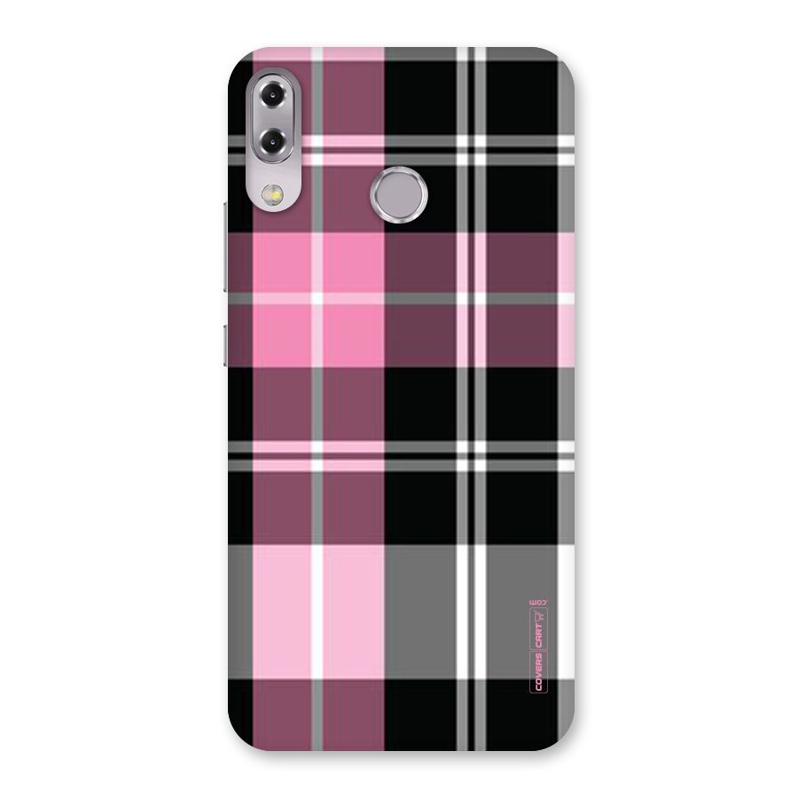 Pink Black Check Back Case for Zenfone 5Z