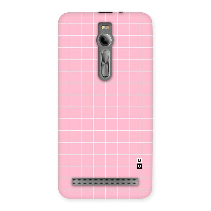 Pink Checks Back Case for Asus Zenfone 2