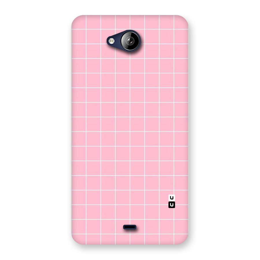 Pink Checks Back Case for Canvas Play Q355