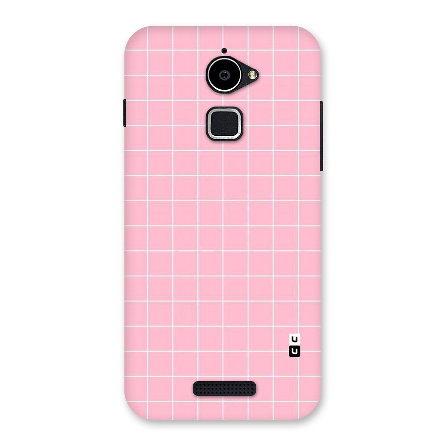 Pink Checks Back Case for Coolpad Note 3 Lite
