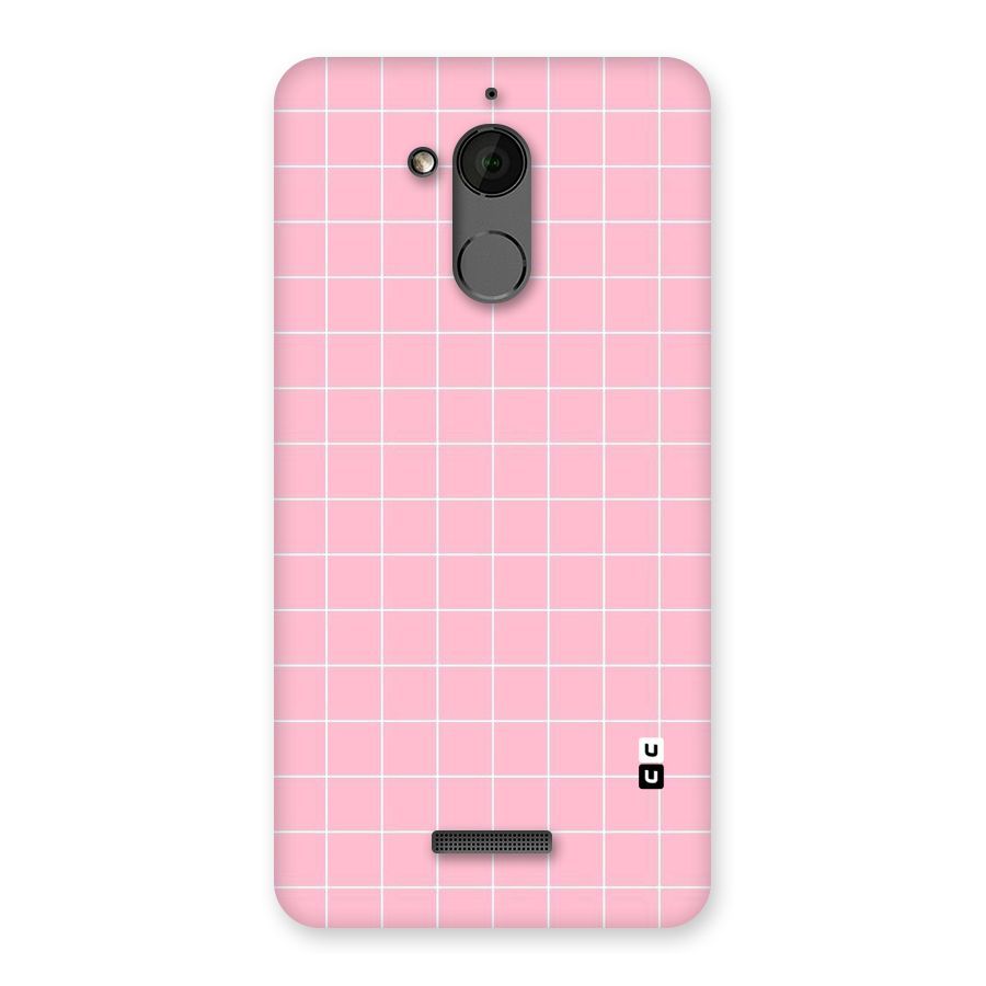 Pink Checks Back Case for Coolpad Note 5