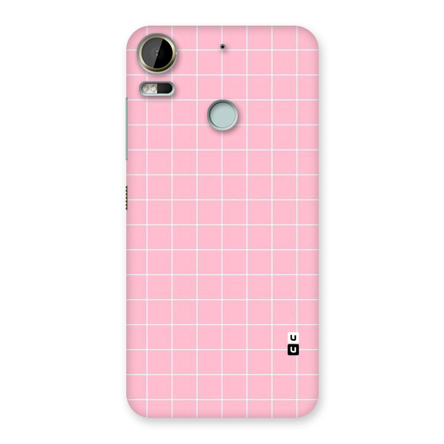 Pink Checks Back Case for Desire 10 Pro
