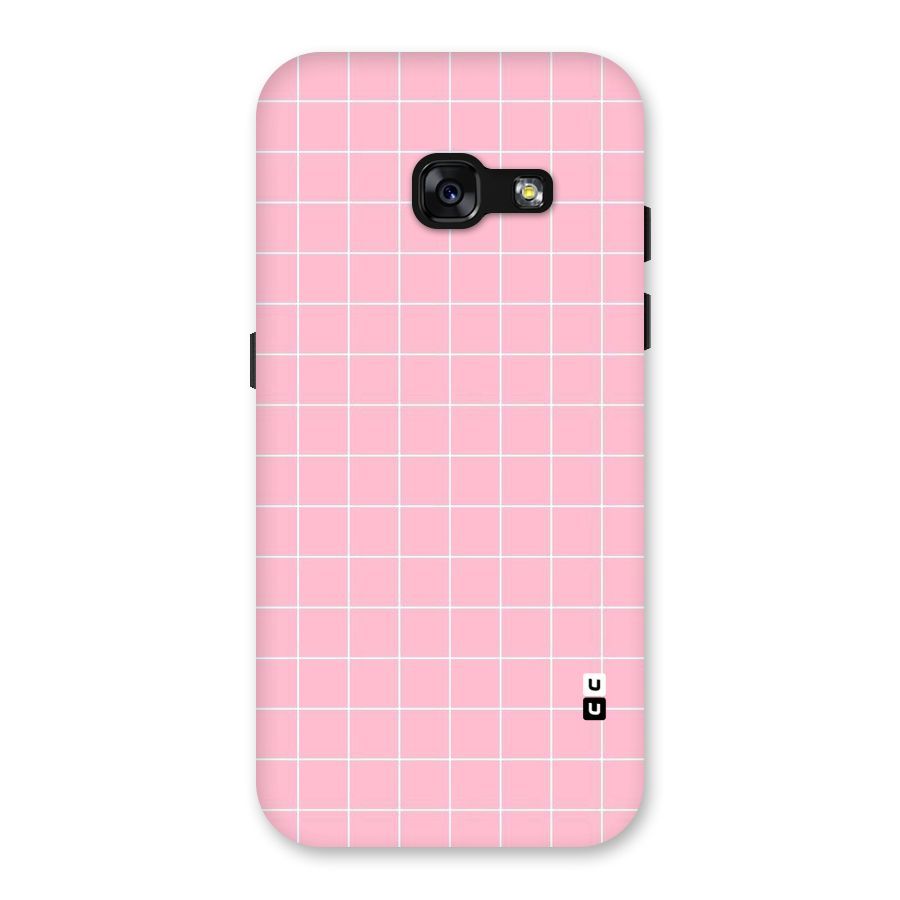 Pink Checks Back Case for Galaxy A3 (2017)