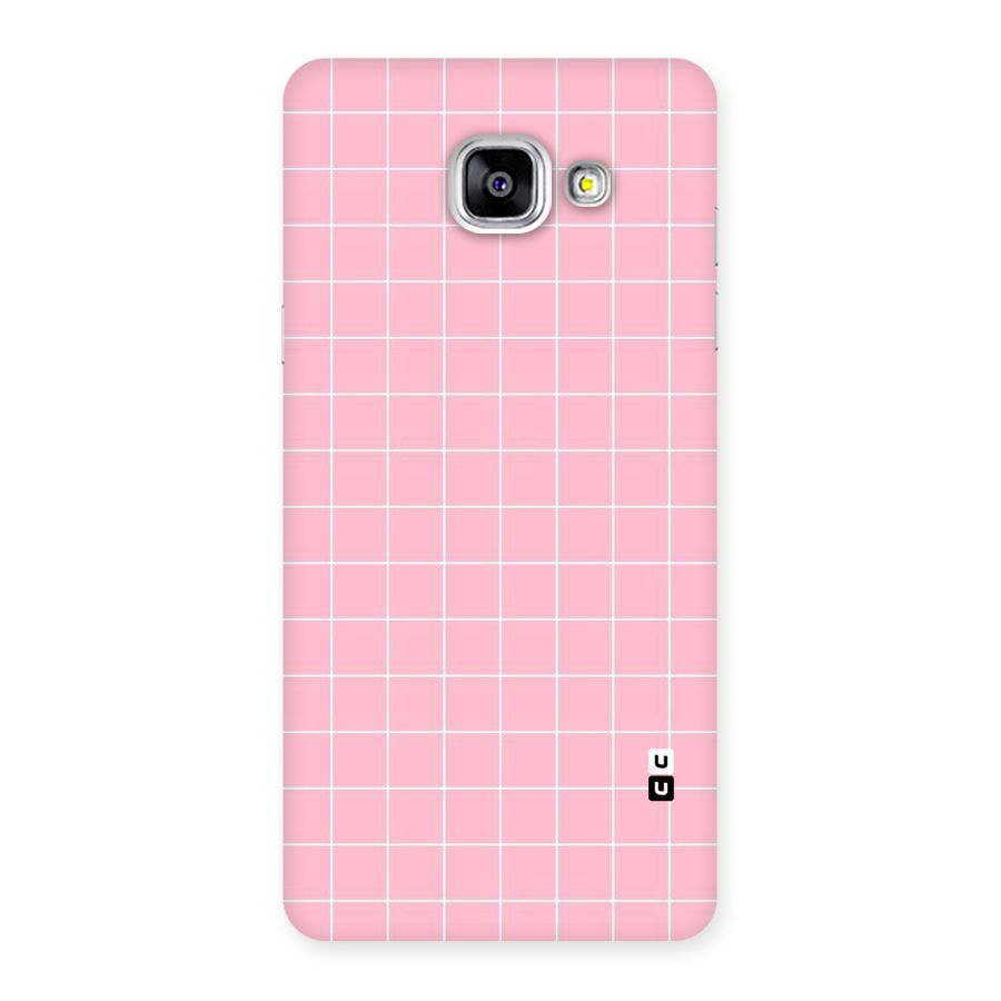 Pink Checks Back Case for Galaxy A5 2016