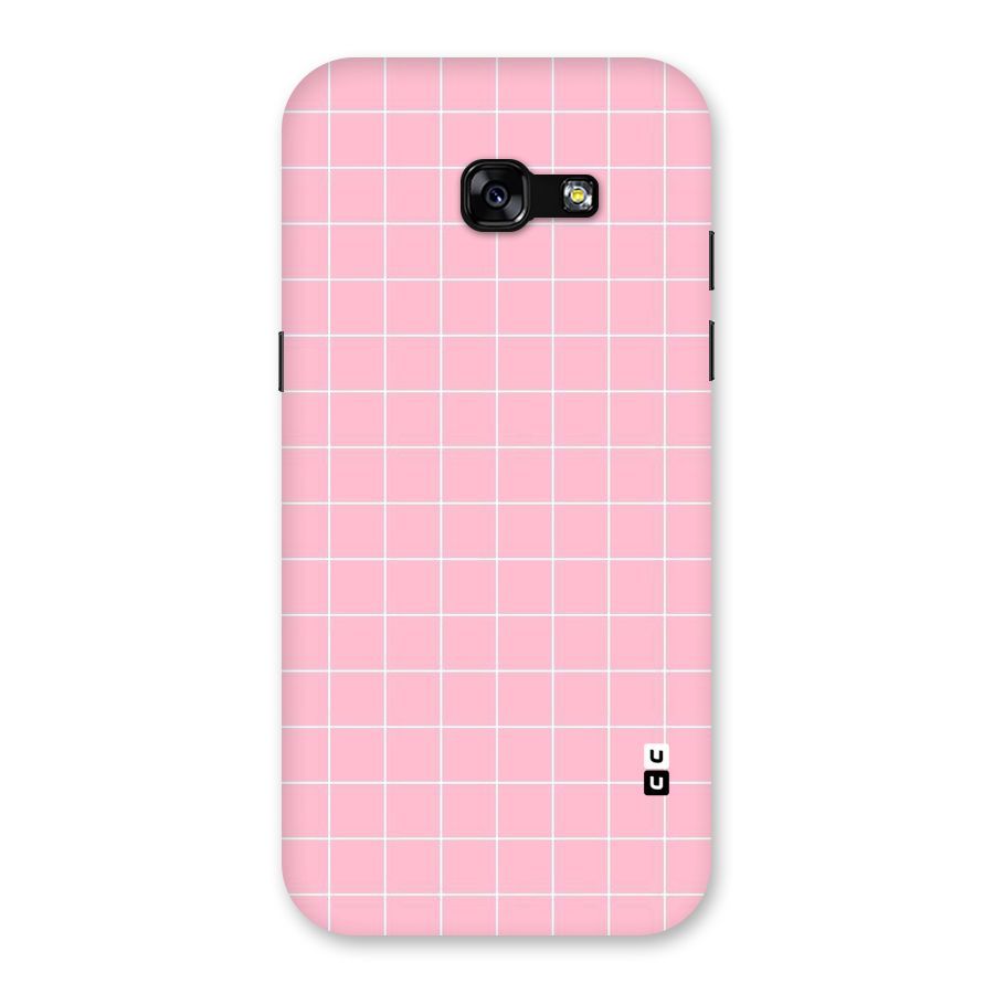 Pink Checks Back Case for Galaxy A5 2017