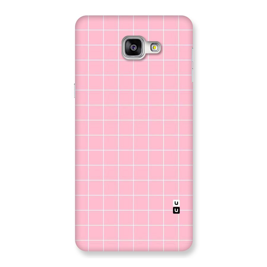 Pink Checks Back Case for Galaxy A9