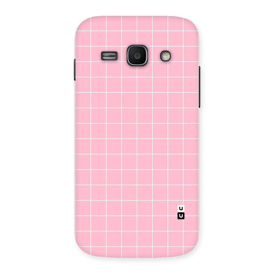 Pink Checks Back Case for Galaxy Ace 3