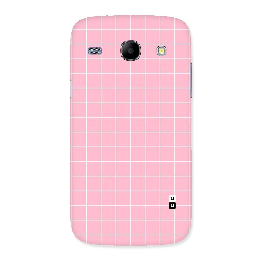 Pink Checks Back Case for Galaxy Core
