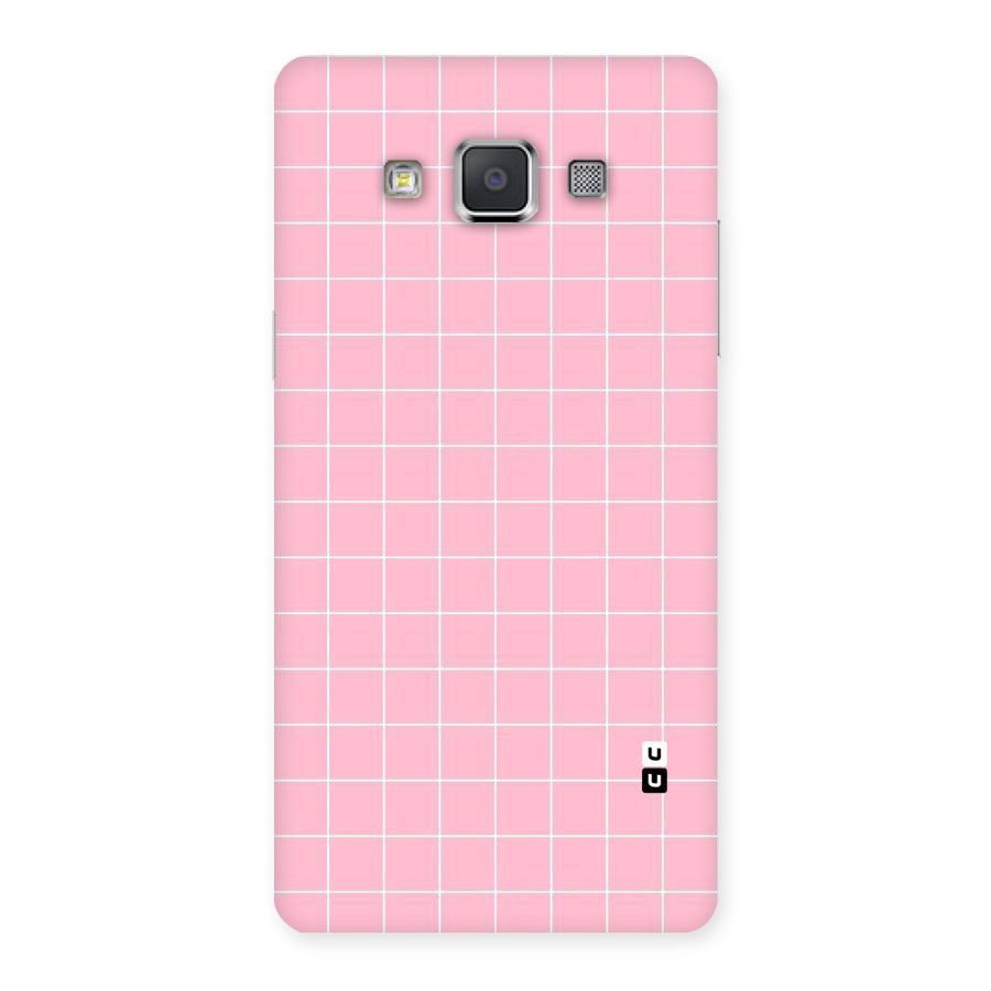 Pink Checks Back Case for Galaxy Grand 3