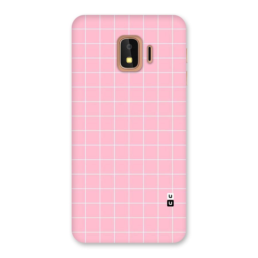 Pink Checks Back Case for Galaxy J2 Core