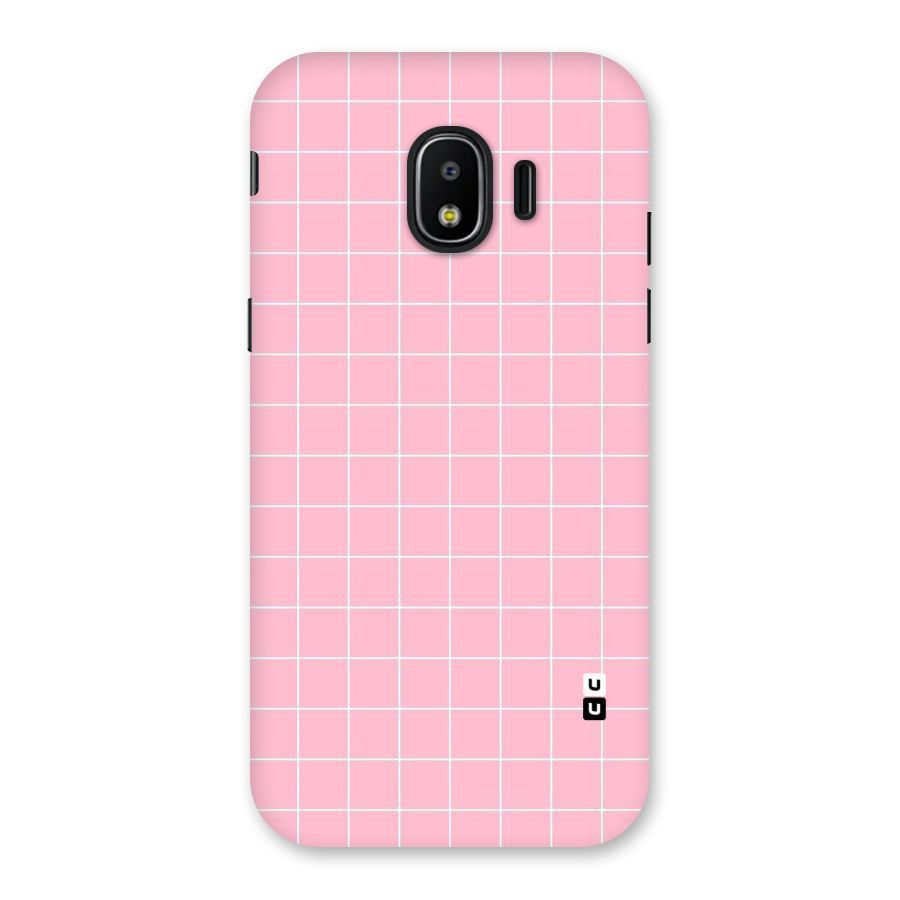 Pink Checks Back Case for Galaxy J2 Pro 2018
