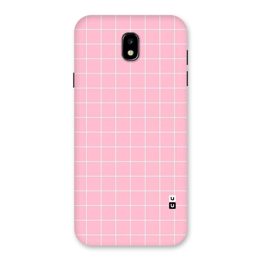 Pink Checks Back Case for Galaxy J7 Pro