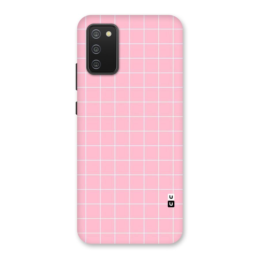 Pink Checks Back Case for Galaxy M02s