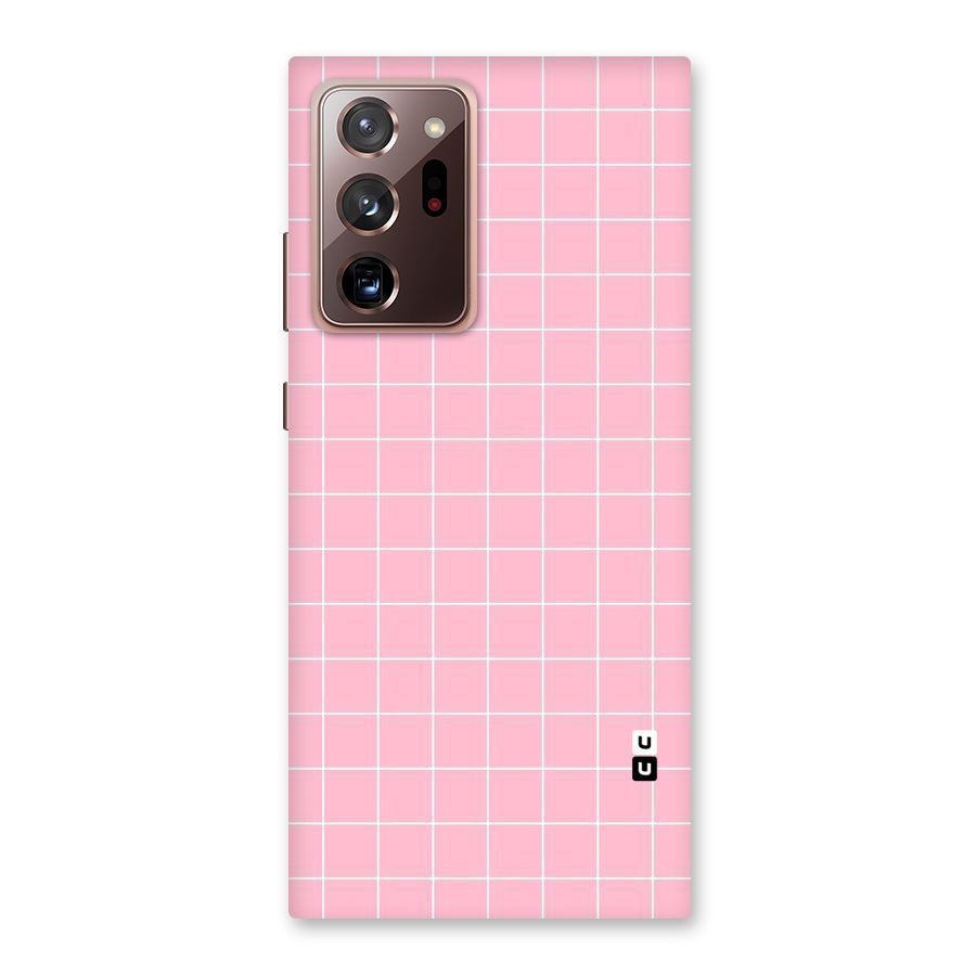 Pink Checks Back Case for Galaxy Note 20 Ultra
