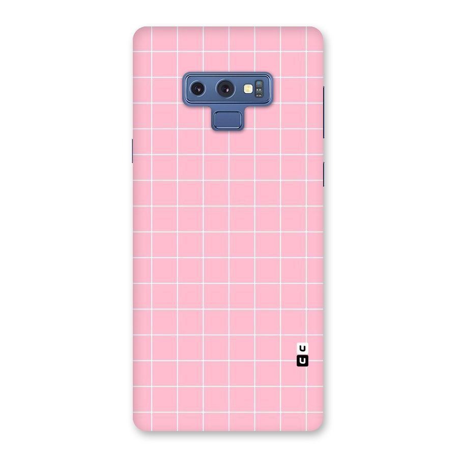 Pink Checks Back Case for Galaxy Note 9