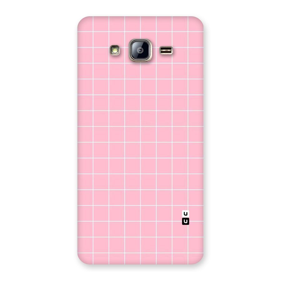Pink Checks Back Case for Galaxy On5