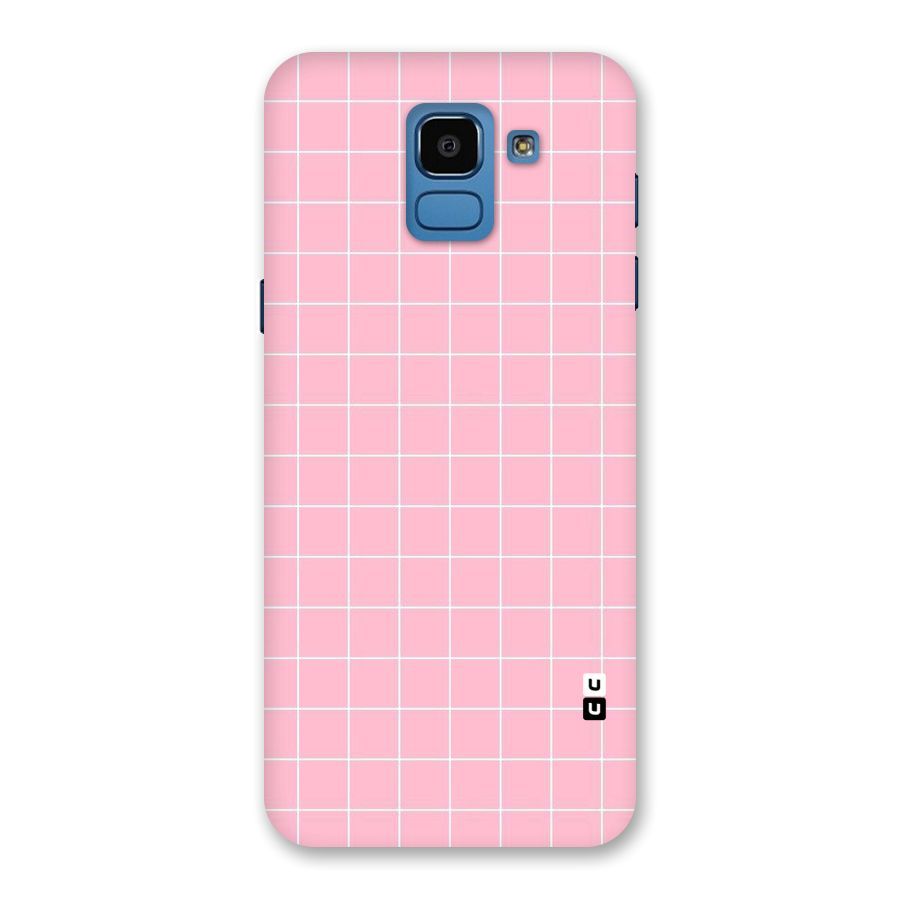 Pink Checks Back Case for Galaxy On6