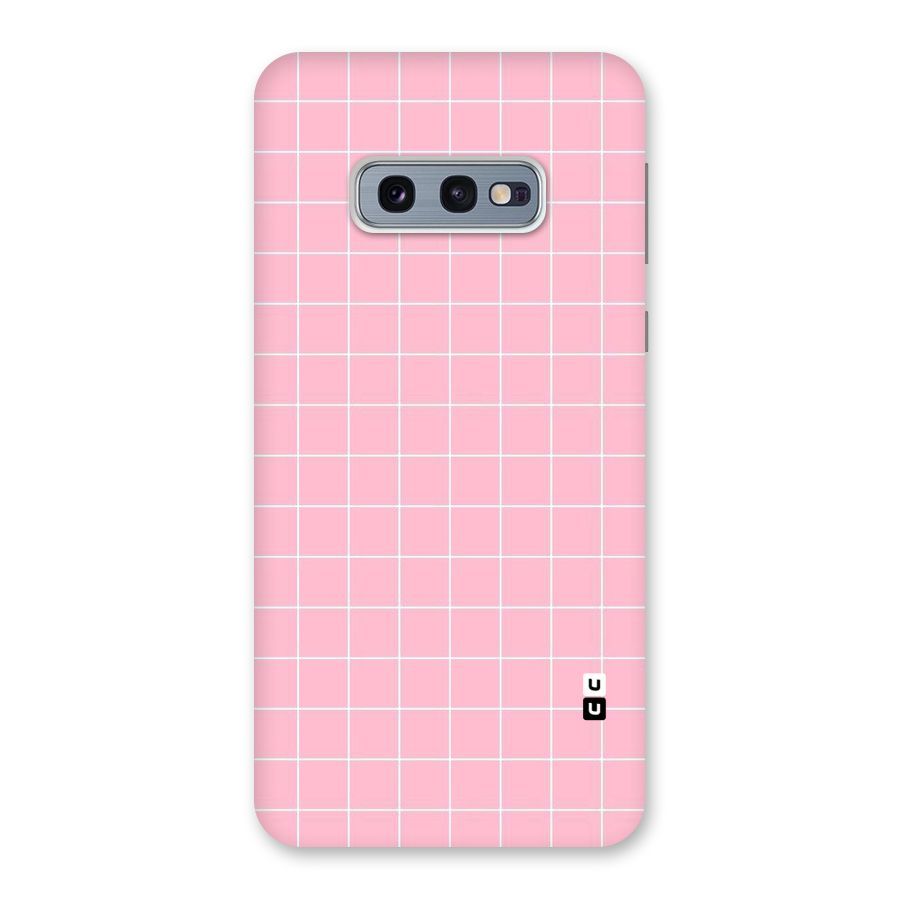 Pink Checks Back Case for Galaxy S10e