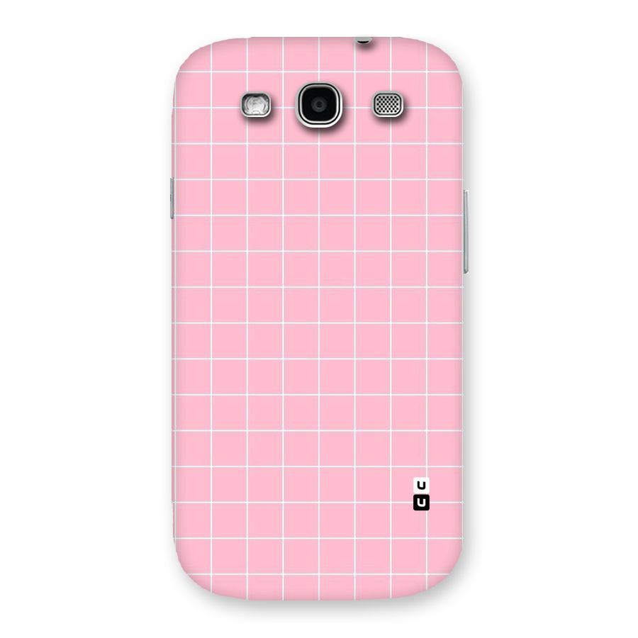 Pink Checks Back Case for Galaxy S3