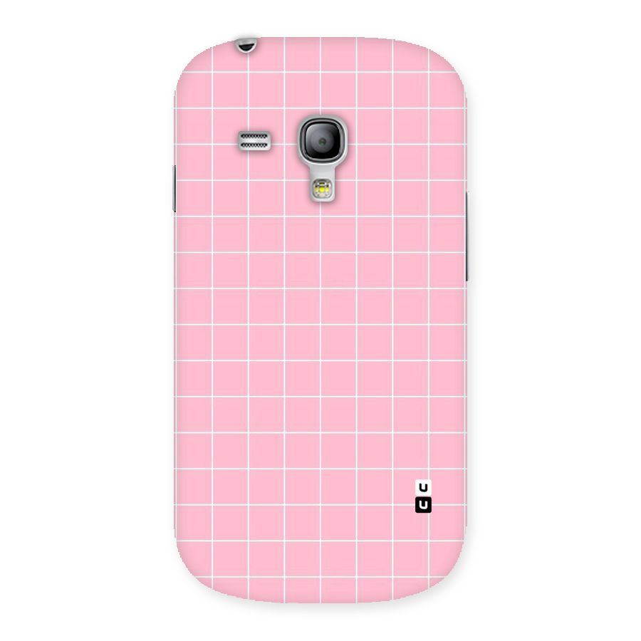 Pink Checks Back Case for Galaxy S3 Mini