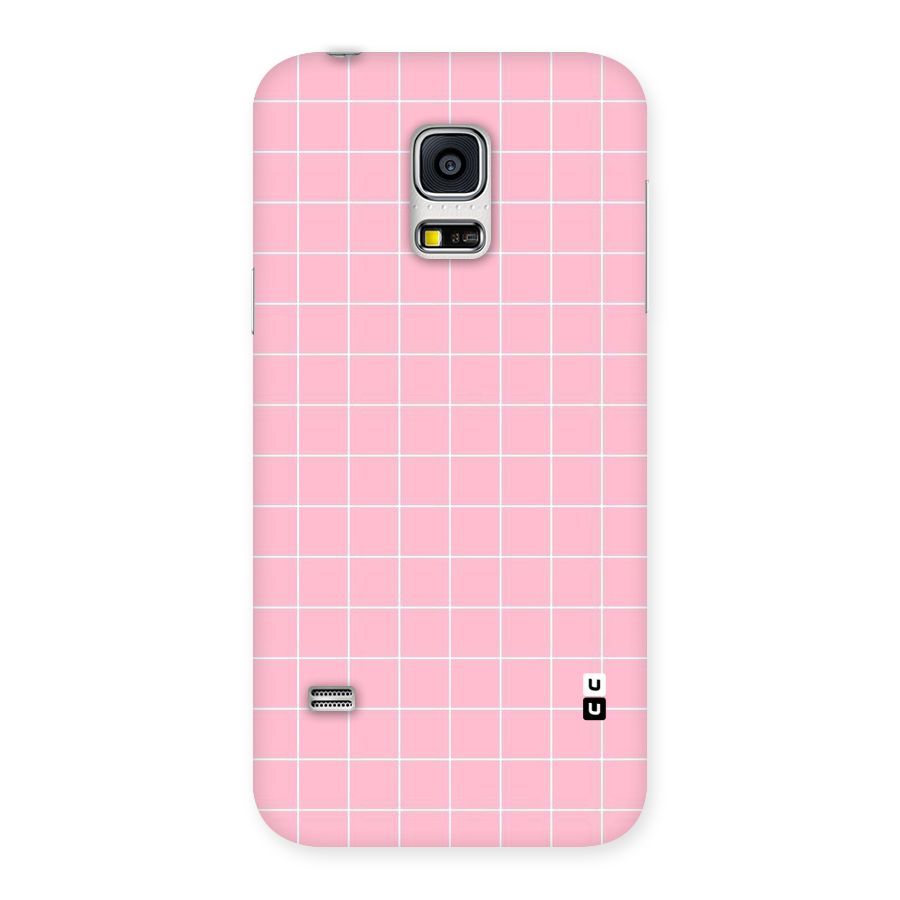 Pink Checks Back Case for Galaxy S5 Mini