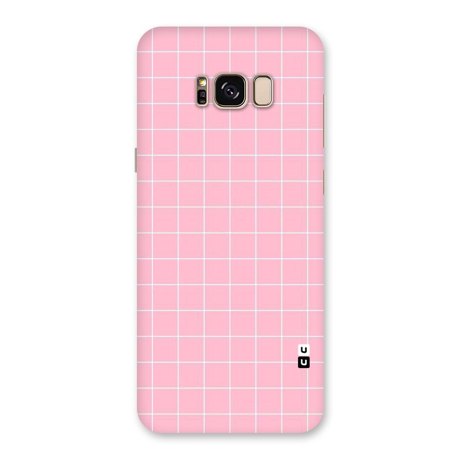 Pink Checks Back Case for Galaxy S8 Plus