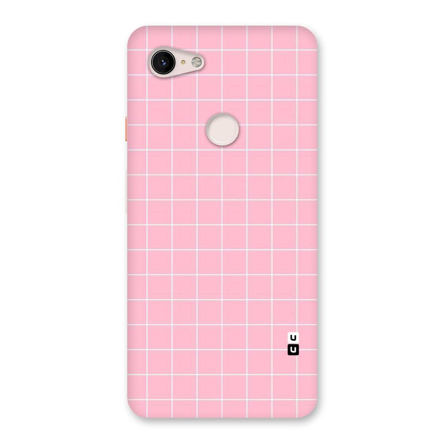 Pink Checks Back Case for Google Pixel 3 XL