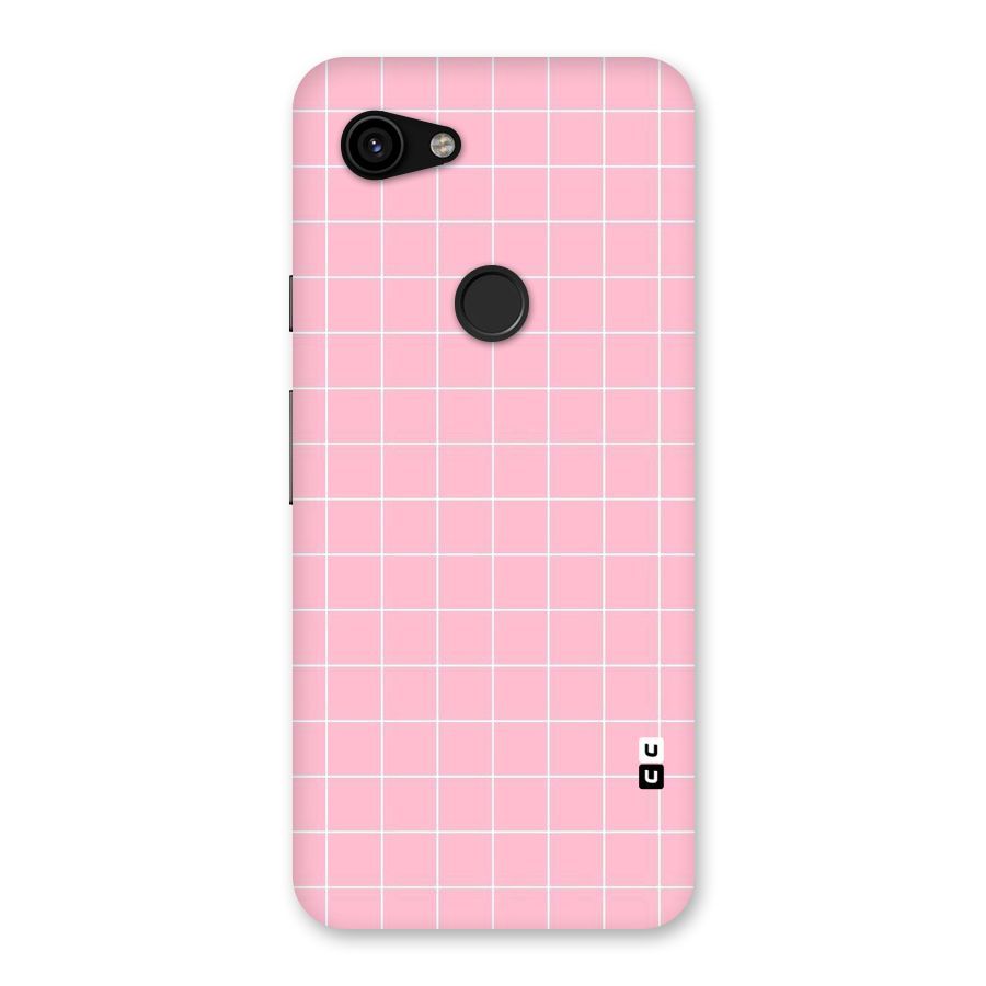 Pink Checks Back Case for Google Pixel 3a